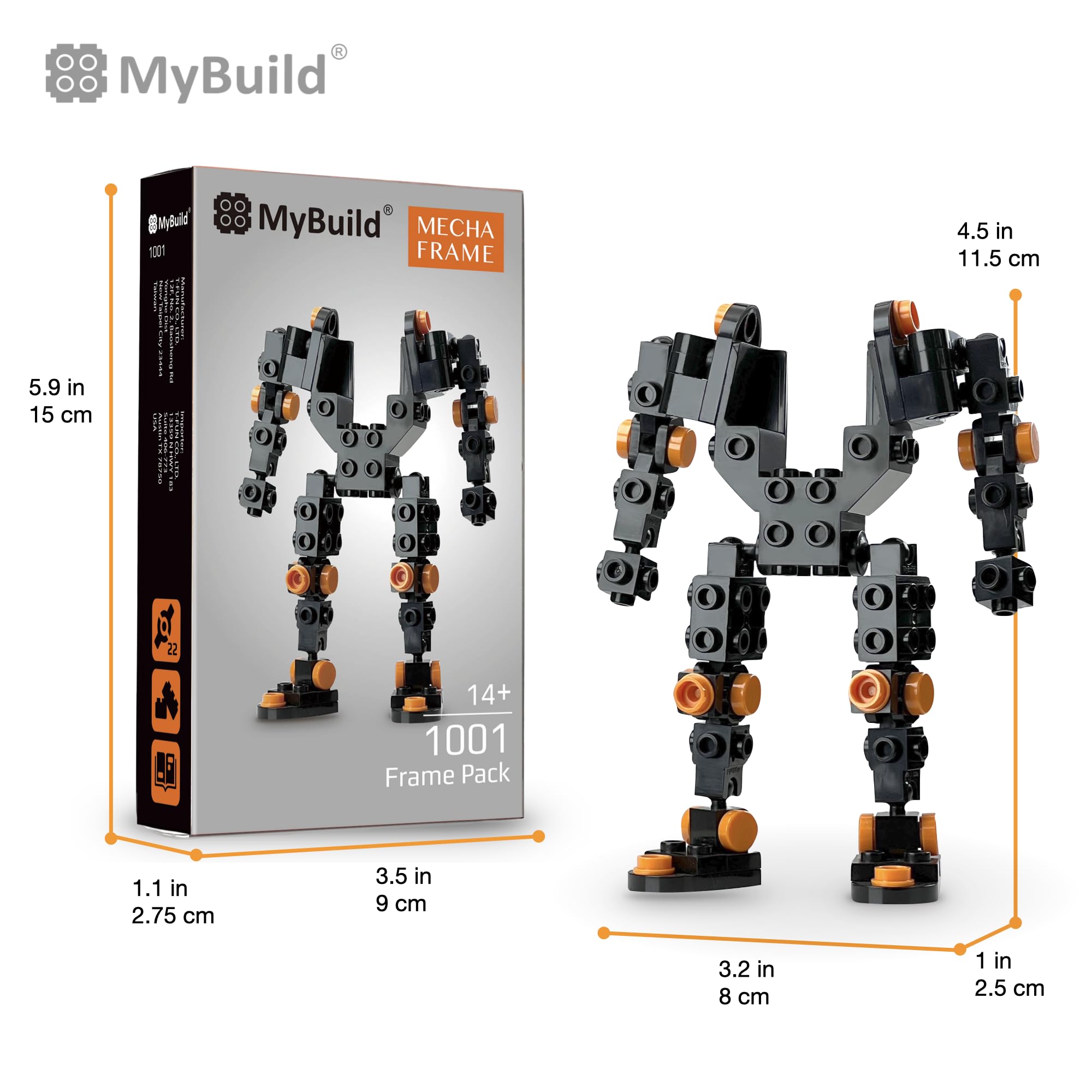 Amazon.co.jp: MyBuild (マイビルド) 1001 メカフレーム ブロック