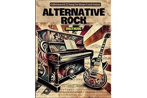 Alternative Rock Sheet Music Collection for Piano, Vocal & Guitar