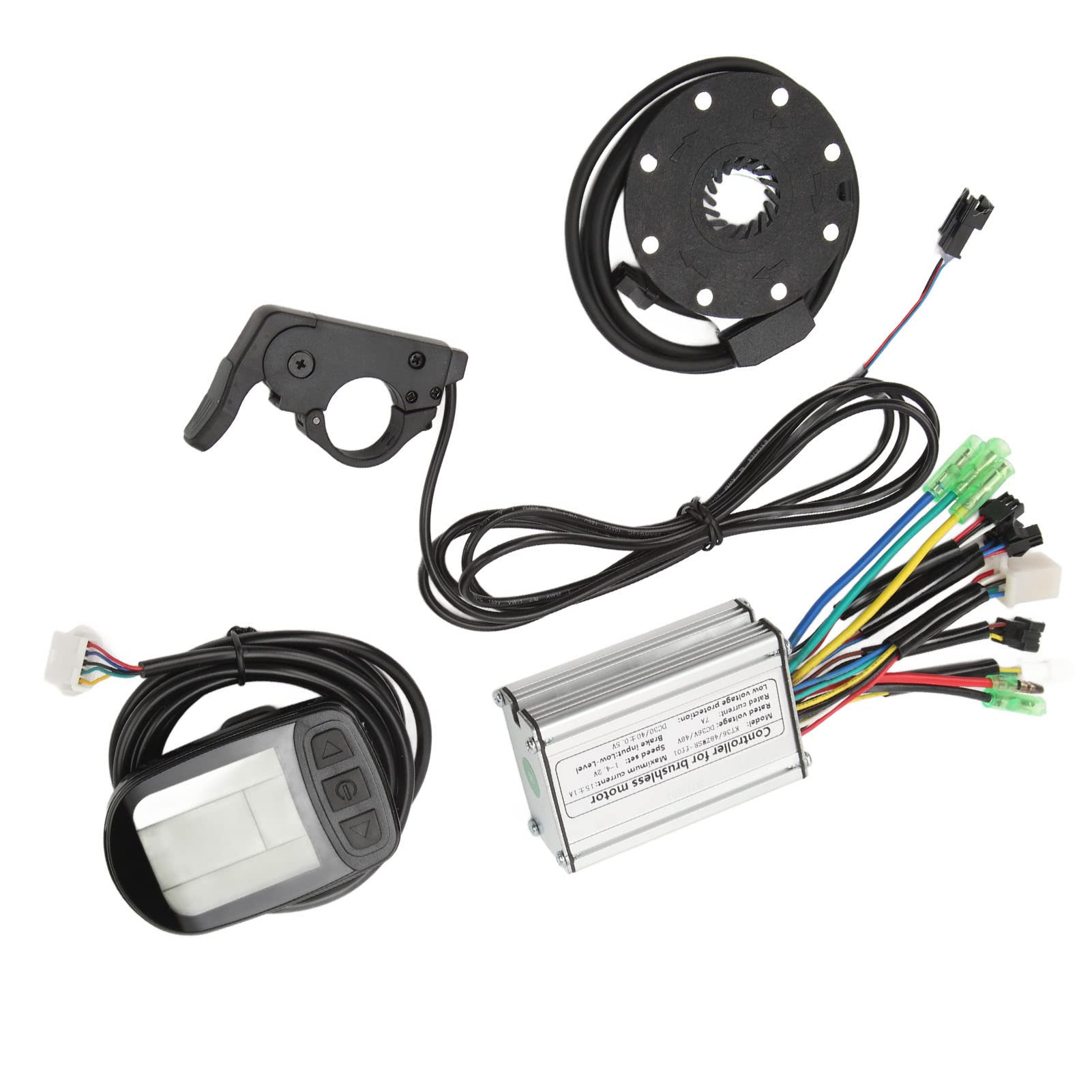 Bezszczotkowy sterownik silnika MAMJENNI, do hulajnogi elektrycznej KT 36V 48V 250W, zestaw paneli wyświetlacza LCD5, wysokowydajna kontrola mocy, trwałe maszyny elektryczne