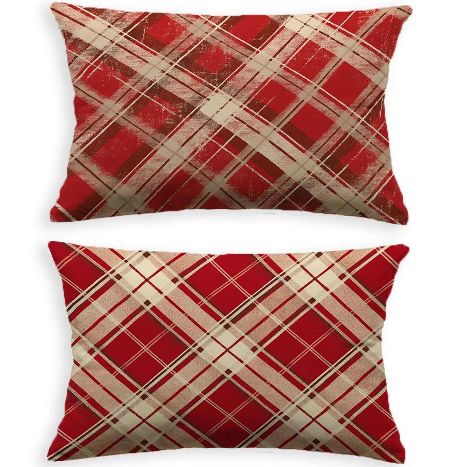 Taie oreiller 40x80cm rectangulaire en velours doux avec zip