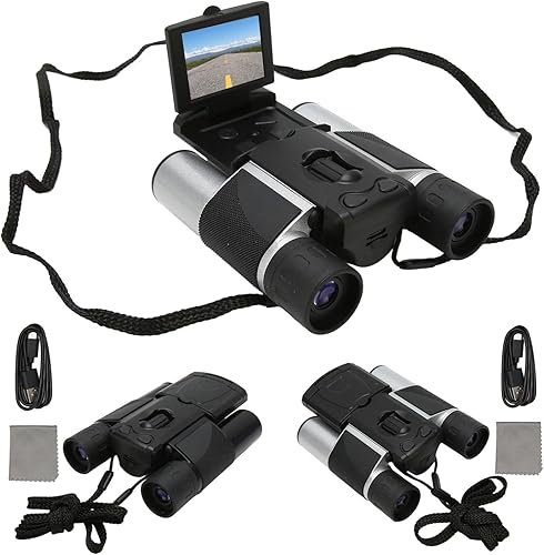 Miniatura 2 de Binoculares digitales con cámara, cámara de telescopio de 2.0 pulgadas, LCD tipo C, carga digital, cámara binocular con zoom y videocámara para ver
