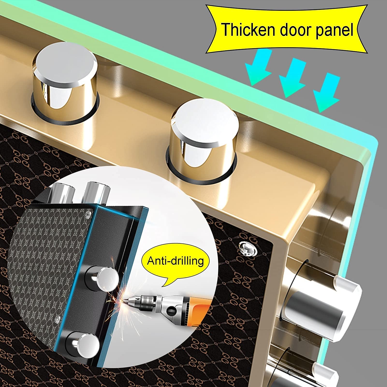 Cassaforte Per Valori Denaro Documenti Passaporti - Foto 11