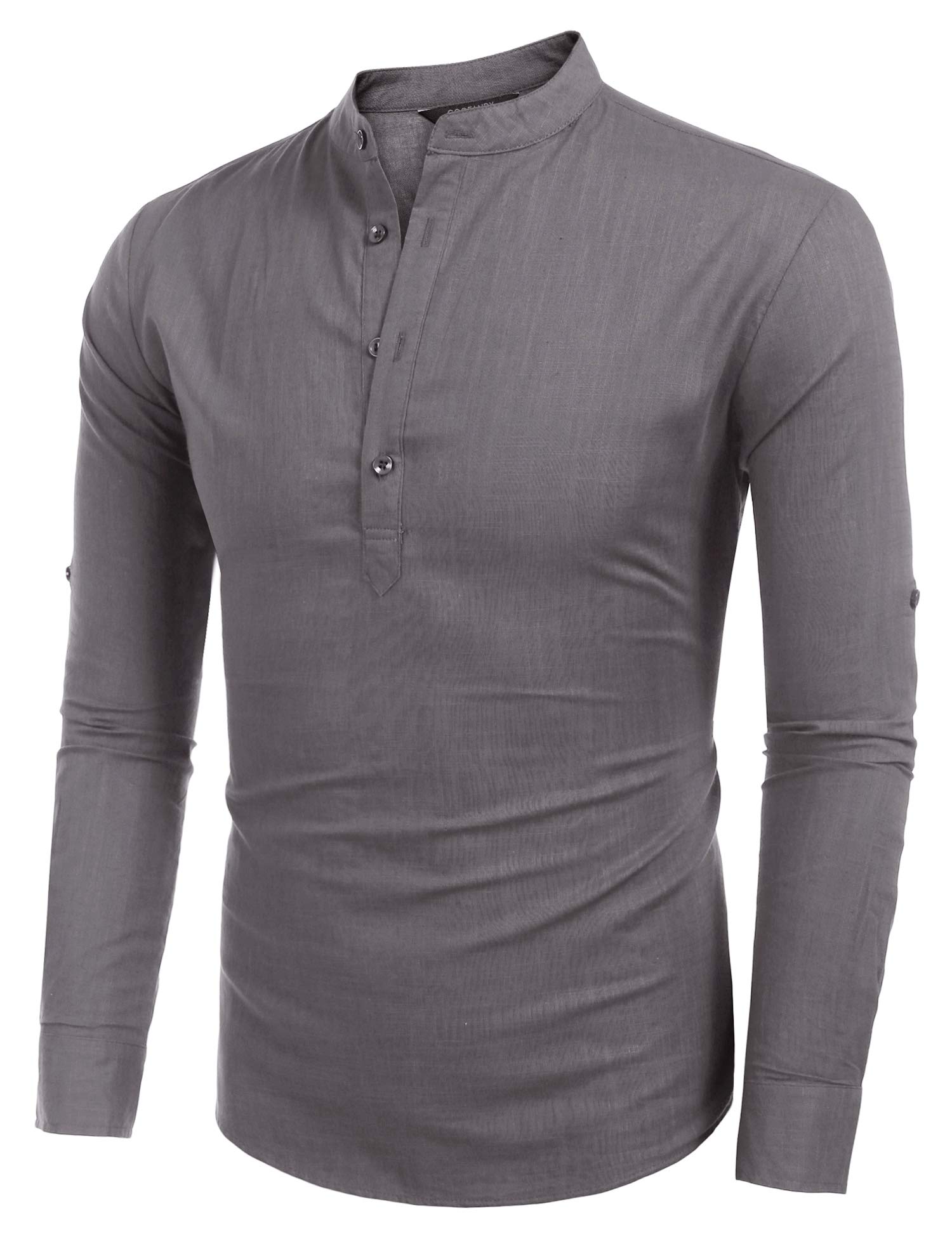 COOFANDY Ztj009538 Camicia Button-Down Uomo (Pacco da 1)