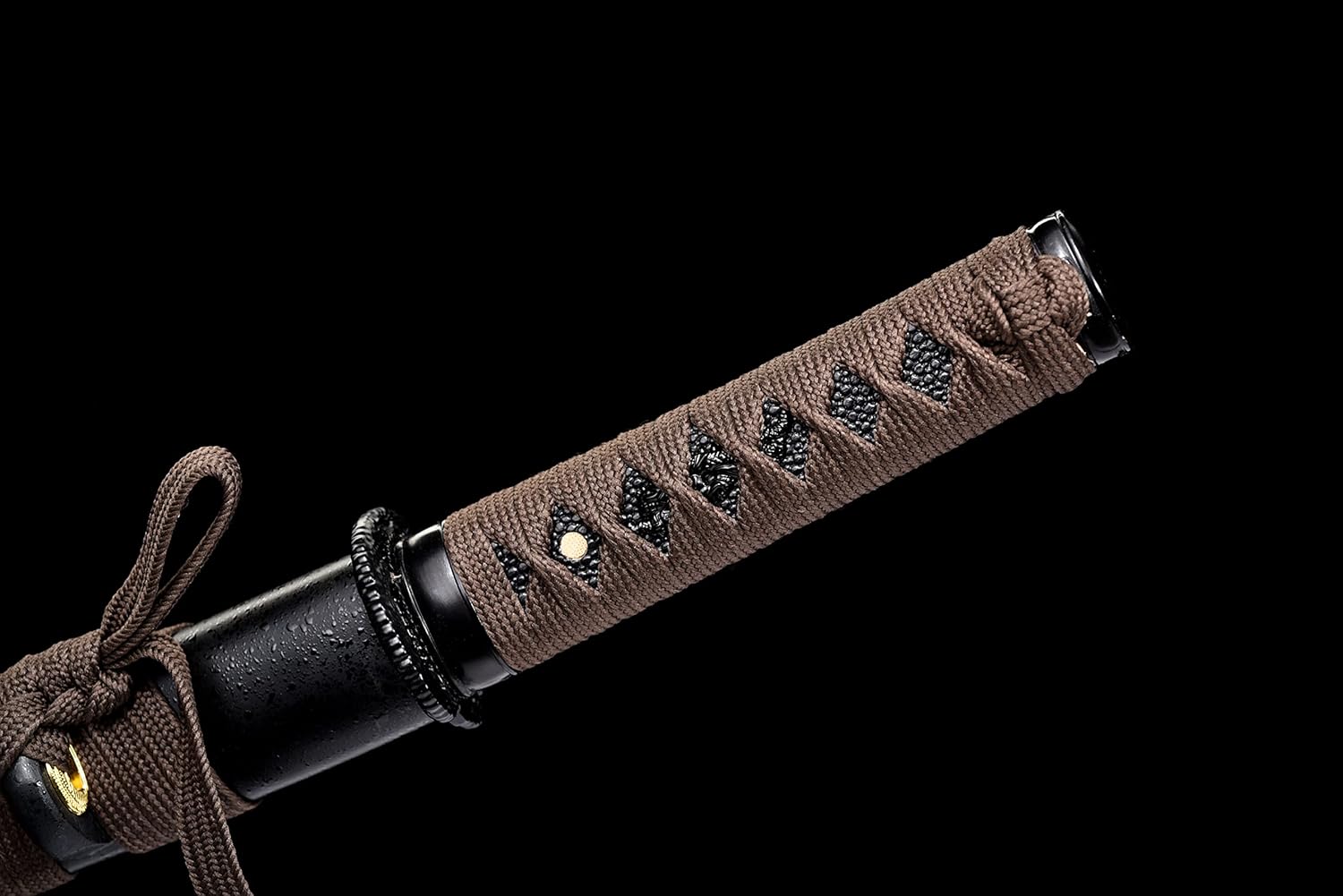 JIHPEN sword - Handmade Tanto Sword T10 Carbon Steel Real Hamon with Scabbard