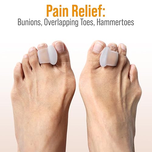 Miniatura 2 de Separadores de dedos de los pies, alisador de dedos de los pies, paquete de 6 espaciadores de dedos grandes, esparcidor de gel, corrección de dedos