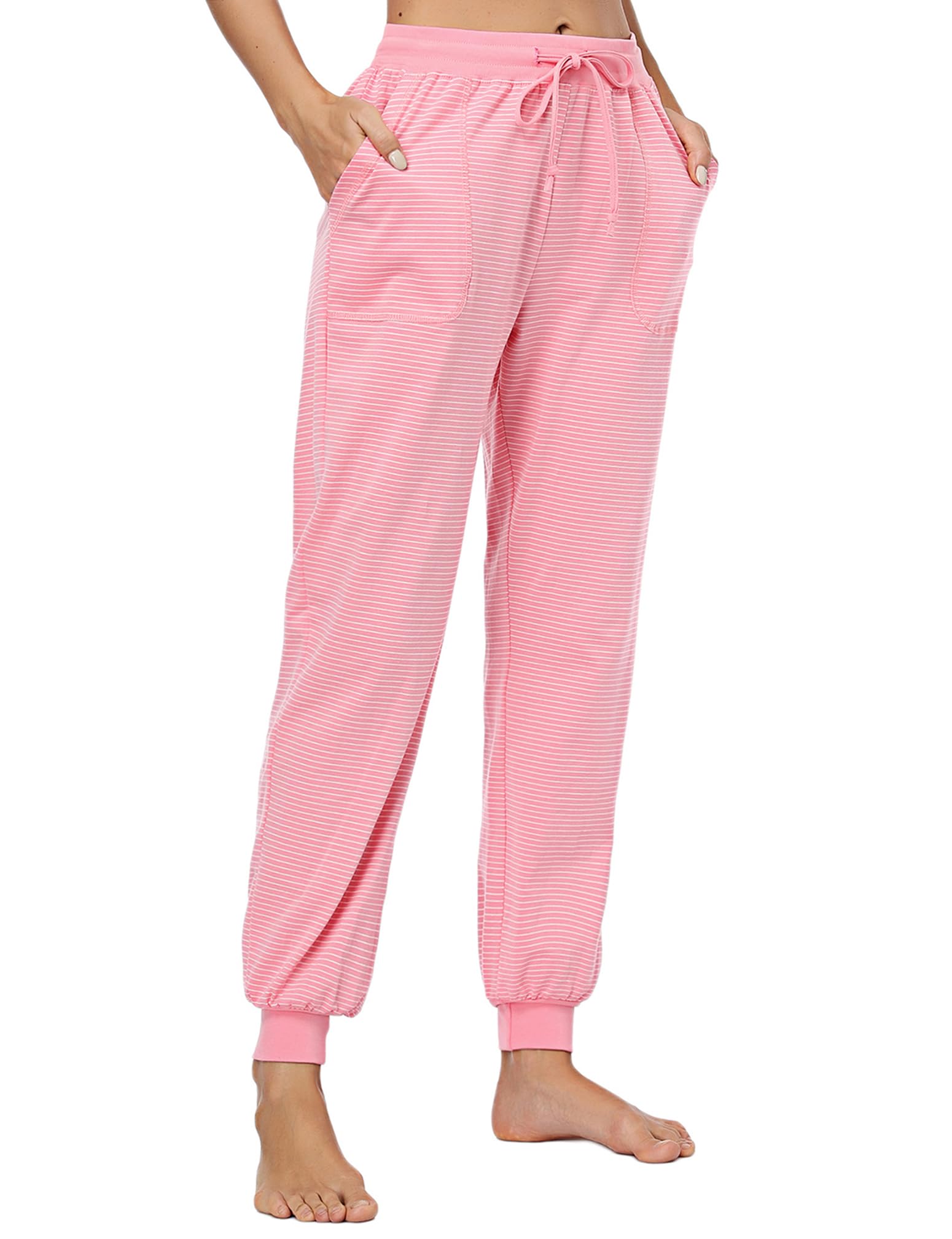 Pantalones Pijama Mujer Largos Algodón Pantalones Pijama Mujer para Dormir Pantalones Casual