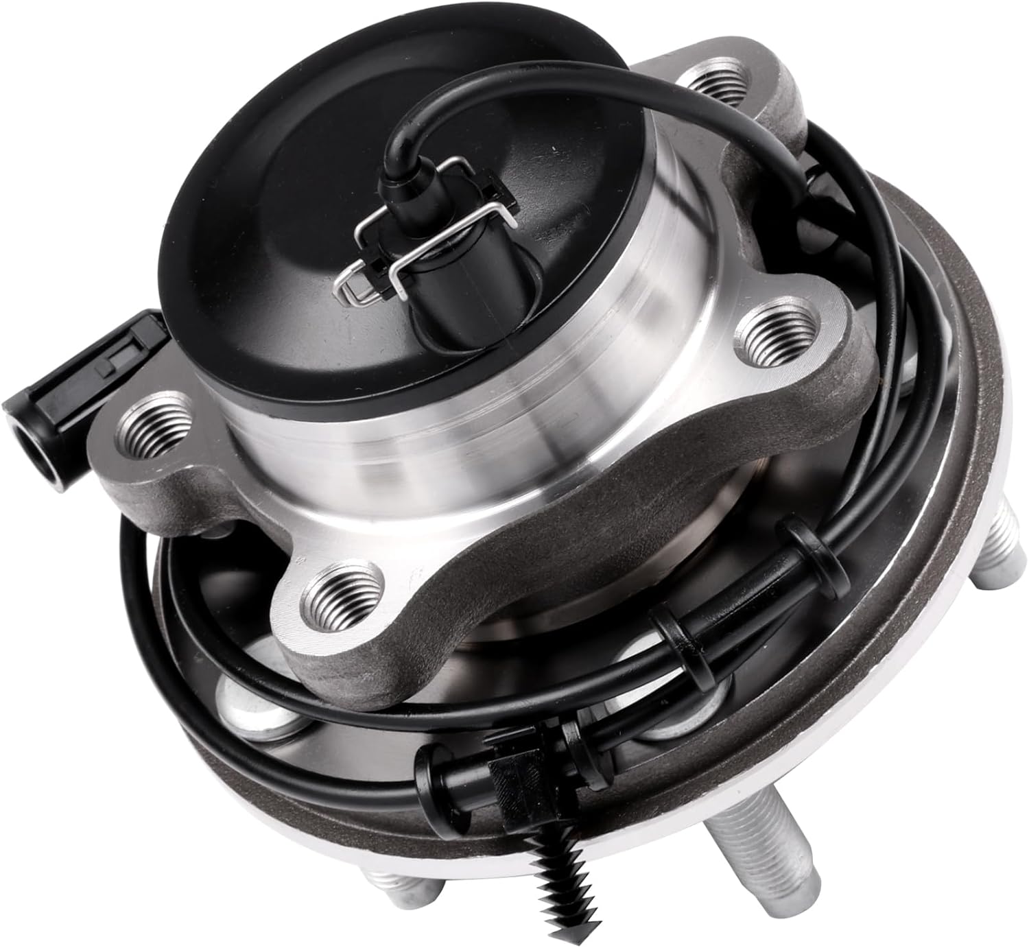 ECCPP Replacement For Wheel Bearing Hub 513169 Hub Bearing Assembly Hub Assemblies Front Axle 5 Lugs W/ABS Sensor For Jaguar S-Type 2000-2008 Naturally Aspirated