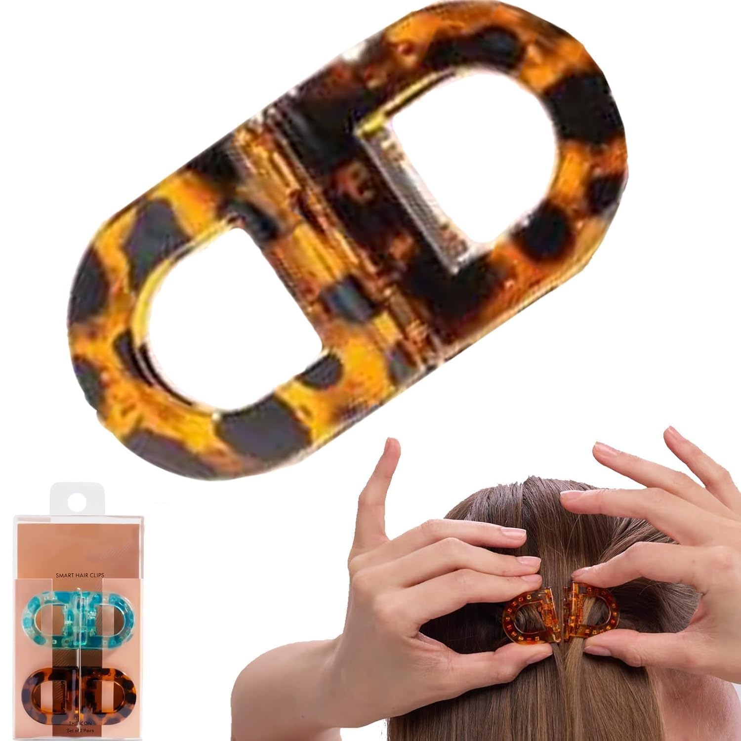 CHANGYUE Set fermagli per capelli magnetici antiscivolo, tenuta forte, clip intelligenti per acconciature facili quotidiane (multicolore)