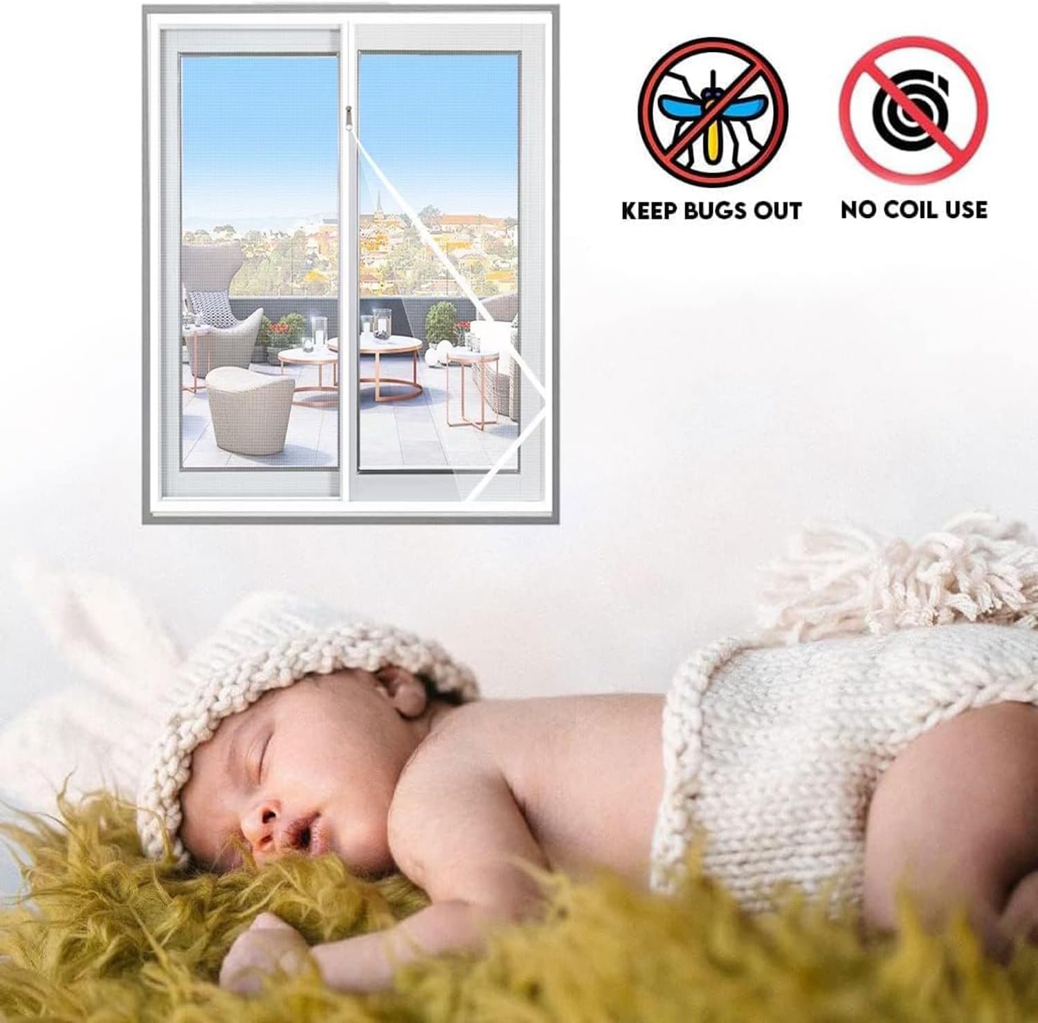 70 x 125 cm (W x H) Fly Screen Door Fly Screen Window Fly Screen Window Screen