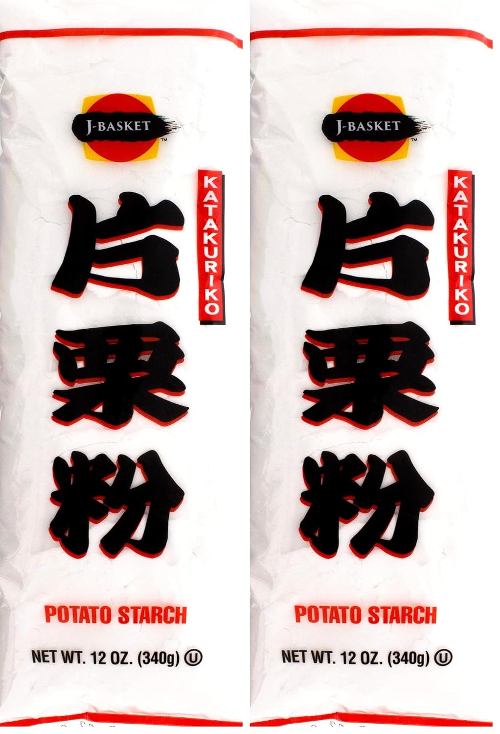 J-BASKET Katakuriko Potato Starch, 12 Ounce (Pack of 2)