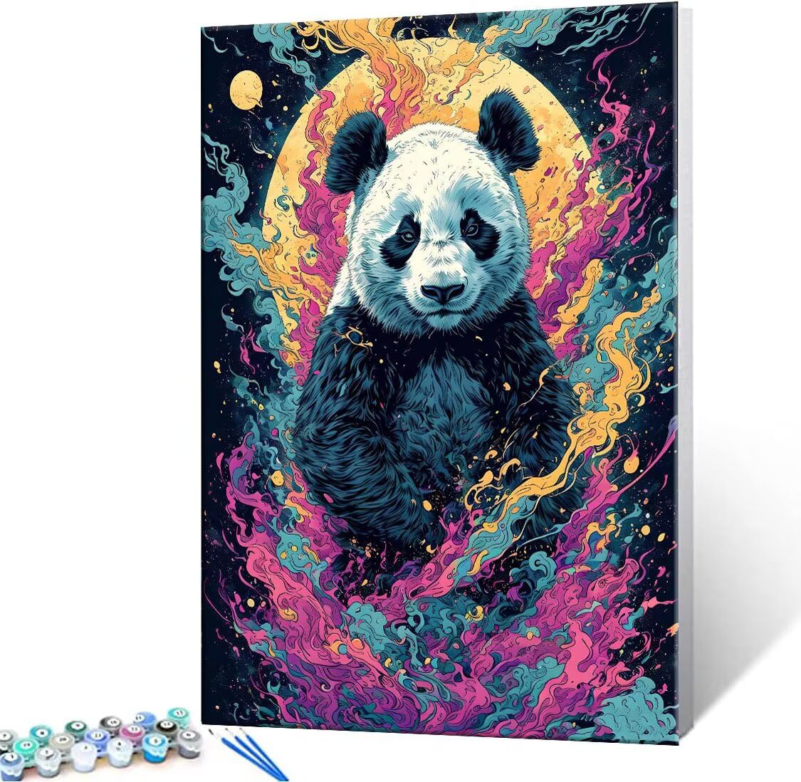 Malen nach Zahlen Kinder ab 7 8 9 10 Jahre, Panda Malen nach Zahlen Erwachsene Jugendliche Malen-Nach-Zahlen Kinder Teenager Kreatives für Mädchen Geschenkideen Malen nach Zahlen 100x130 cm z-872
