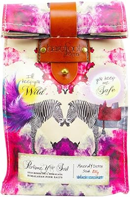 Barefoot Venus Himalayan Pink Salts Mineral & Detox Bath Soak (Black Coconut, 800 Grams)