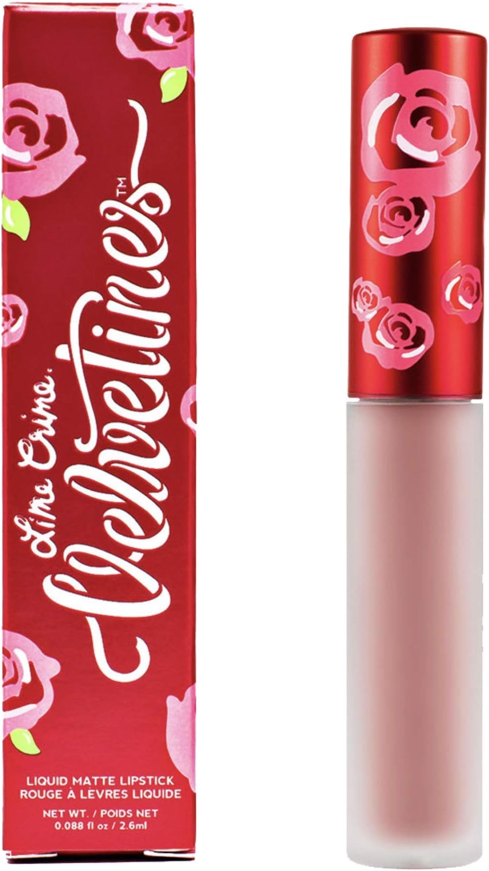 Lime Crime Velvetines Liquid Matte Lipstick, Marshmallow - Nude Pink - French Vanilla Scent -Long-Lasting Velvety Matte Lipstick - Won't Bleed or Transfer - Vegan