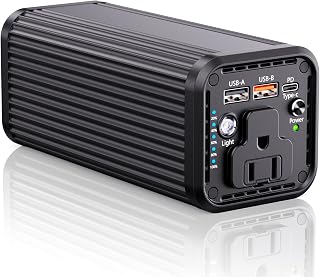 Portable Laptop Power Bank, 27000mAh 65W USB C Laptop Portable Charger, 100W AC Backup Power Source for Travel and Outdoor Activities