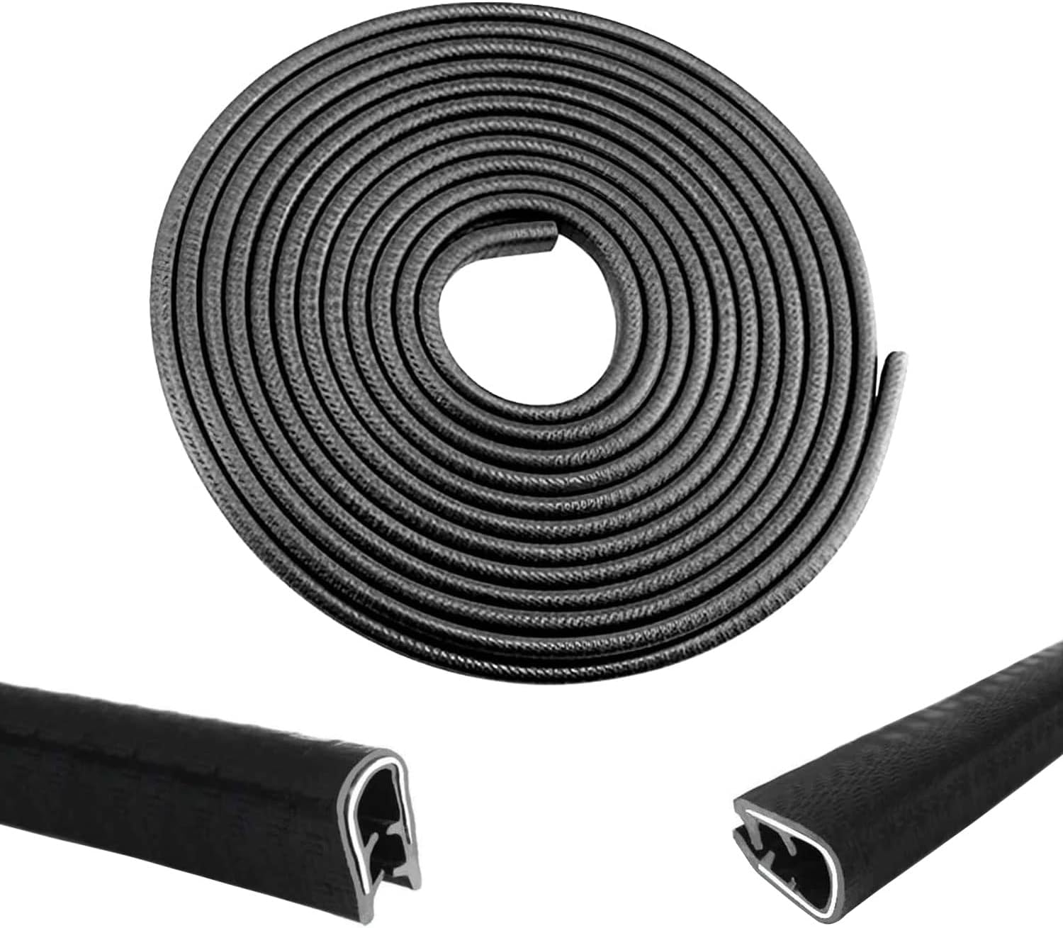 33Ft Car Door Edge Guards Black Universal Fit Door Edge