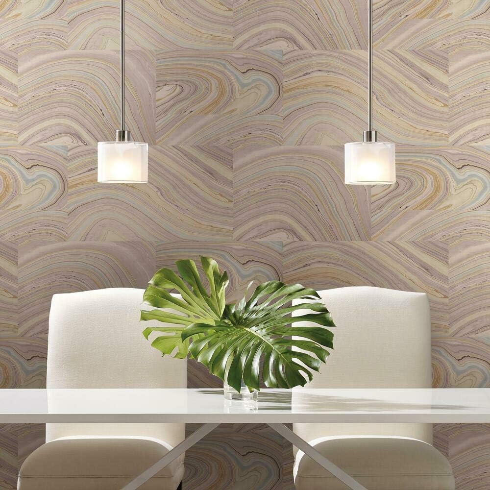 Candice Olson Simply Candice PSW1093RL Onyx Premium Peel and Stick Wallpaper