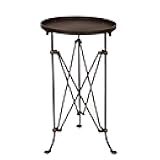 Creative Co-Op Round Bronze Metal Accent Table