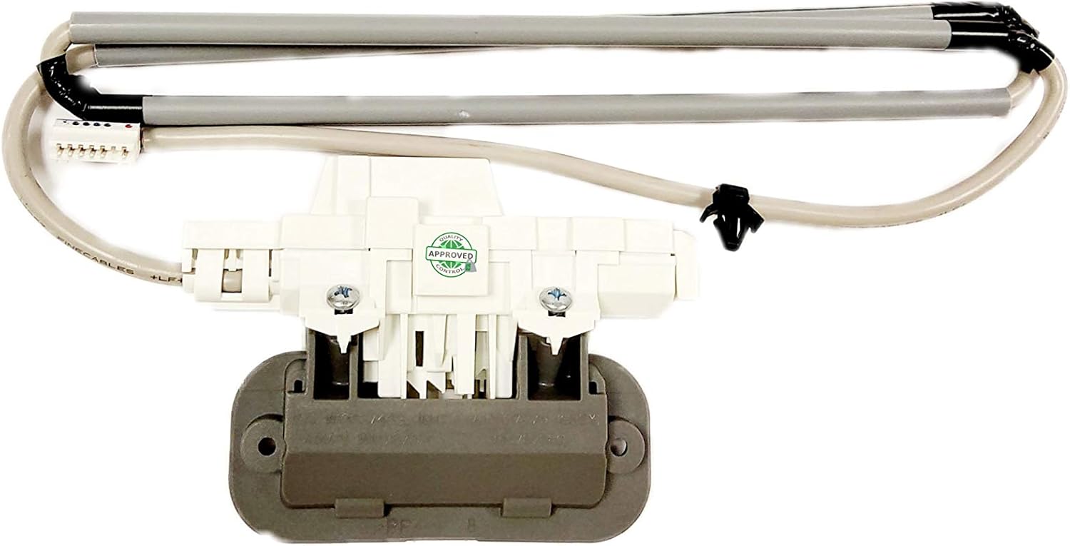 W10810403 Lid Lock Assembly (White) Replacement for and Compatible with Whirlpool Brands Include Kenmore Maytag W10810403 Heavy Duty