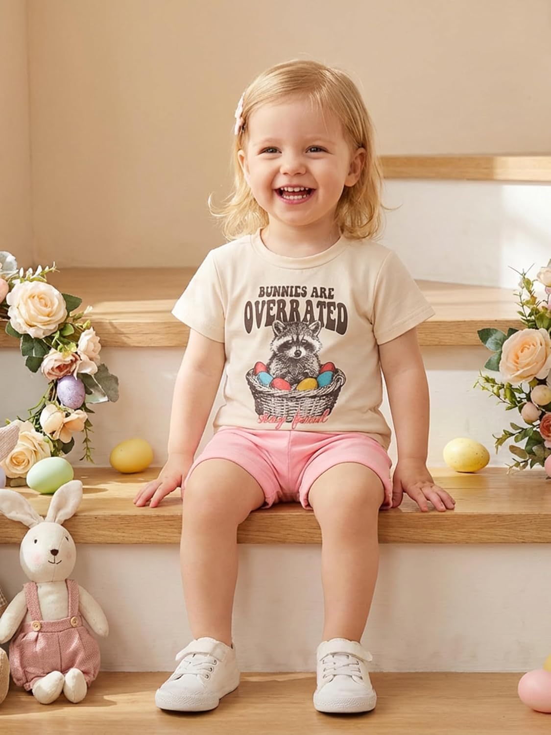 Kupretty Toddler Baby Girl Clothes Birthday Outfit B-Day Shirts T-shirt Tees + Shorts Set 6 12 18 24 Month 2T Summer - Image 2