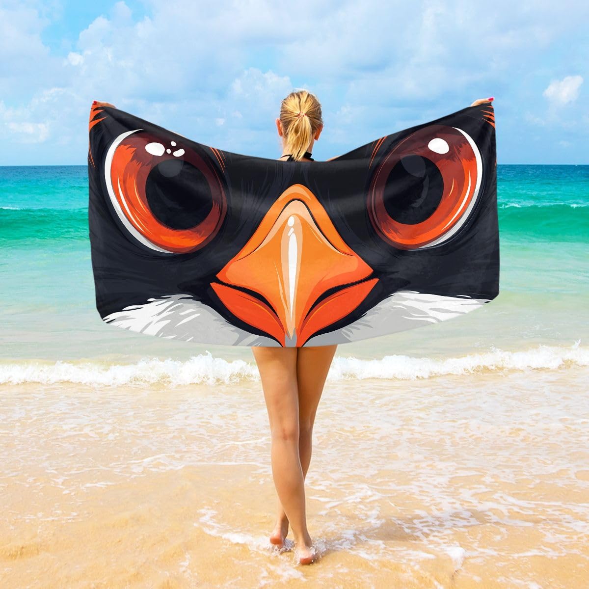 Badetuch Pinguinaugen Handtuch Set Fitnessstudio 80x130Cm
