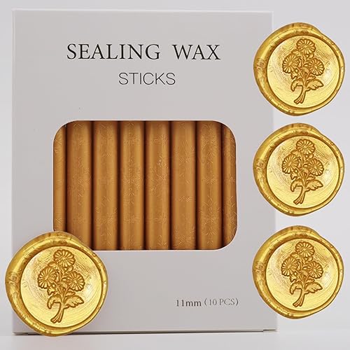 Miniatura 37 de Pearl White Sealing Wax Sticks, ONWINPOR 20 Pieces Glue Gun Wax Seal Sticks, Easy Melting Waxstamp for 0.43'' Glue Gun Waxsealingsticks