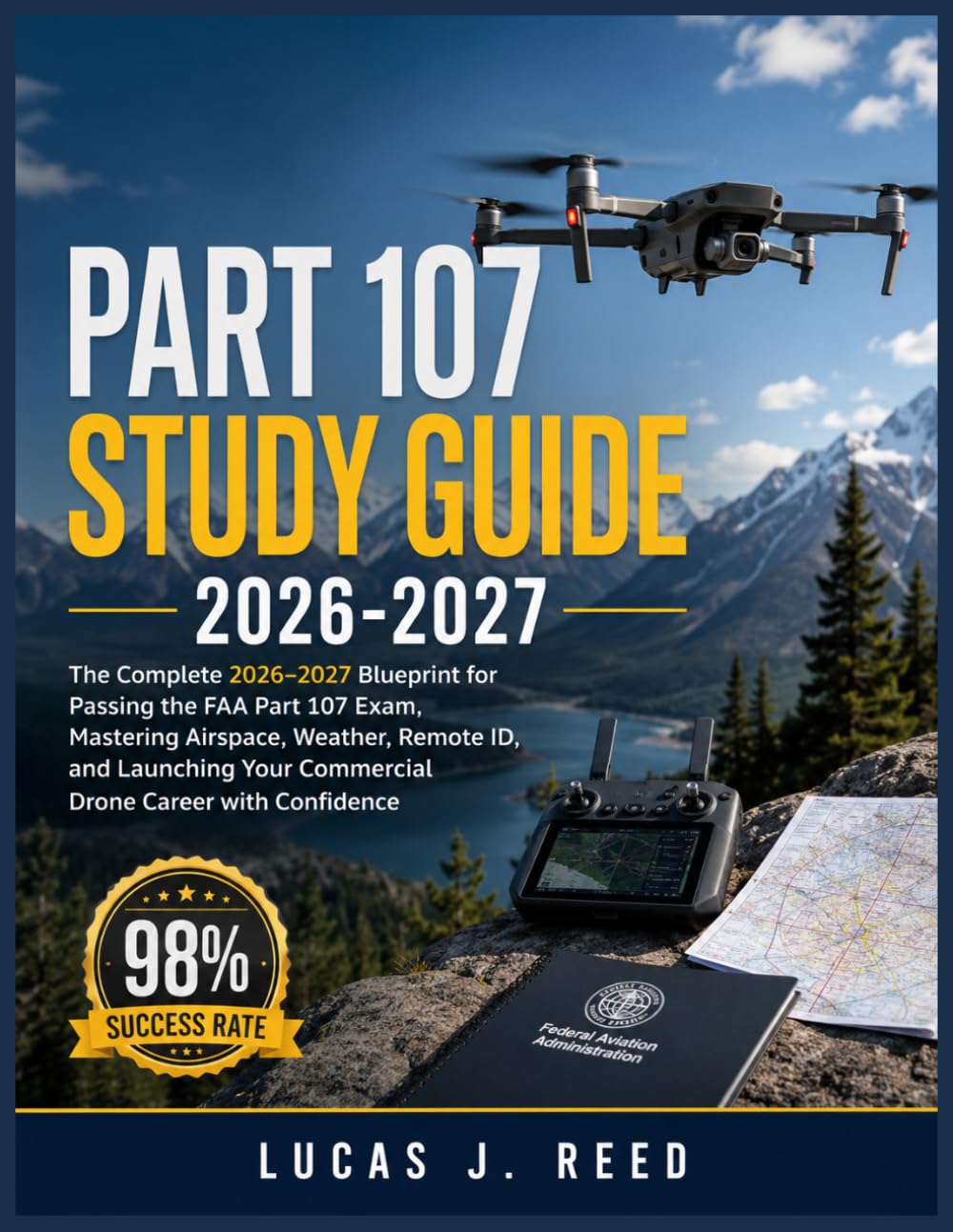 PART 107 STUDY GUIDE 2026-2027: The Complete 2026–2027 Blueprint for Passing the FAA Part 107 Exam, Mastering Airspace, Weather, Remote ID, and Launching Your Commercial Drone Career with Confidence