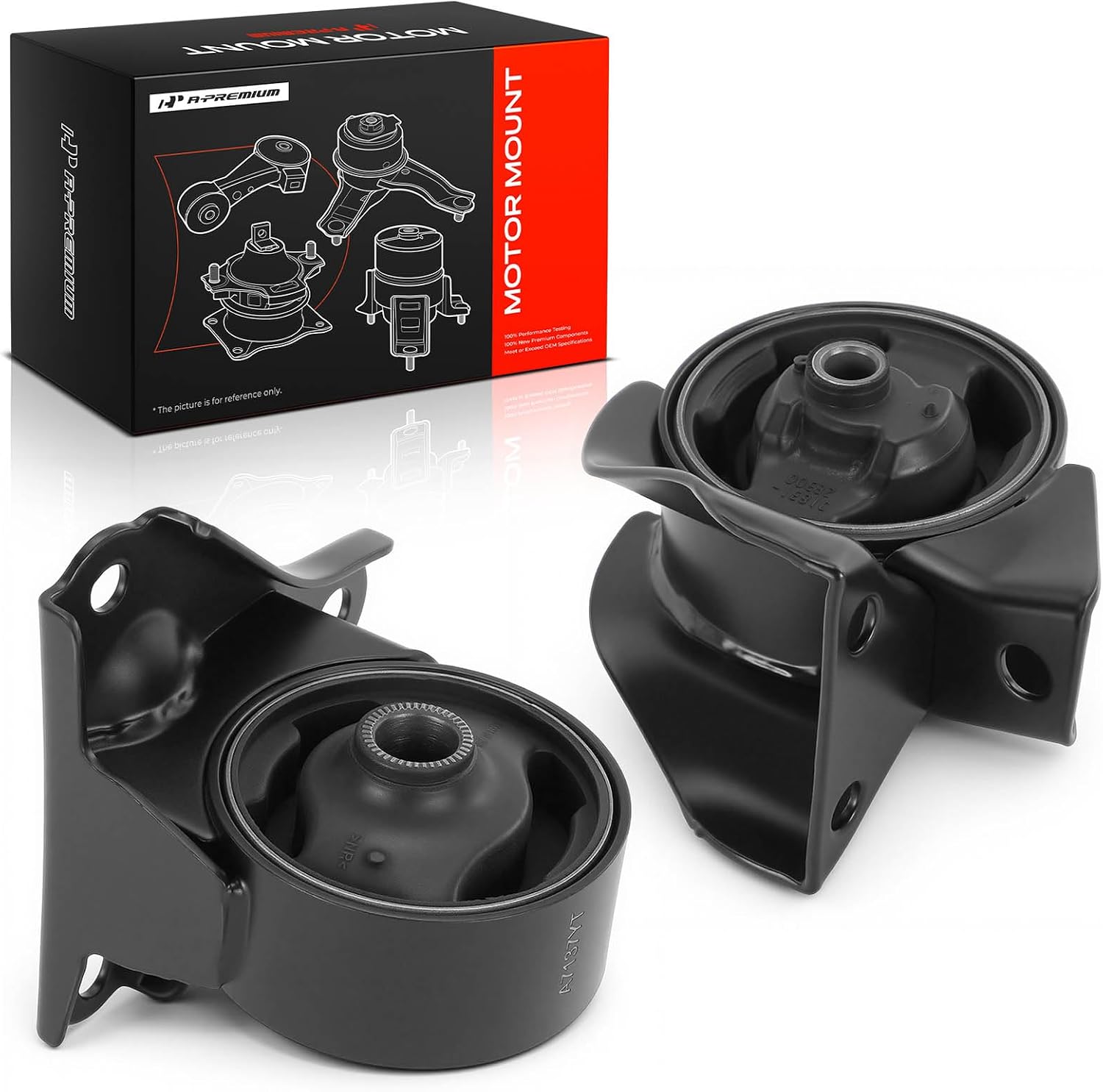 A-Premium Front and Rear Engine Motor Mount Kit for Kia Sportage / Hyundai Tucson 2.7L (2-Piece)