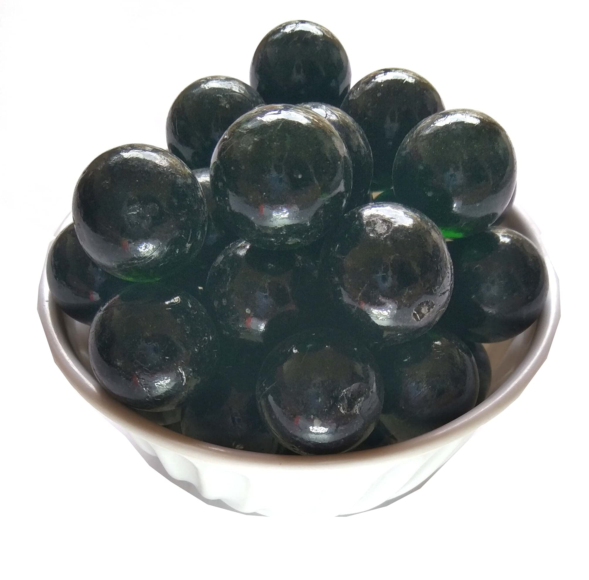 Navya Agrialllied � Glass Marble Pebbles for vase fillers, Glass Games, Stones, Round Ball, Aquarium Fishtank , Home and Party Decoration-80 pcs Color - Shaded Dark Green (B09F6N2FZM) Amazon Price History, Amazon Price Tracker