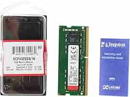 Kingston - Kingston製　KVR32S22S8/16　SODIMM DDR4 PC4-25600 16GB KVR32S22S8/16 Kingston 16GB SODIMM Laptop Memory
