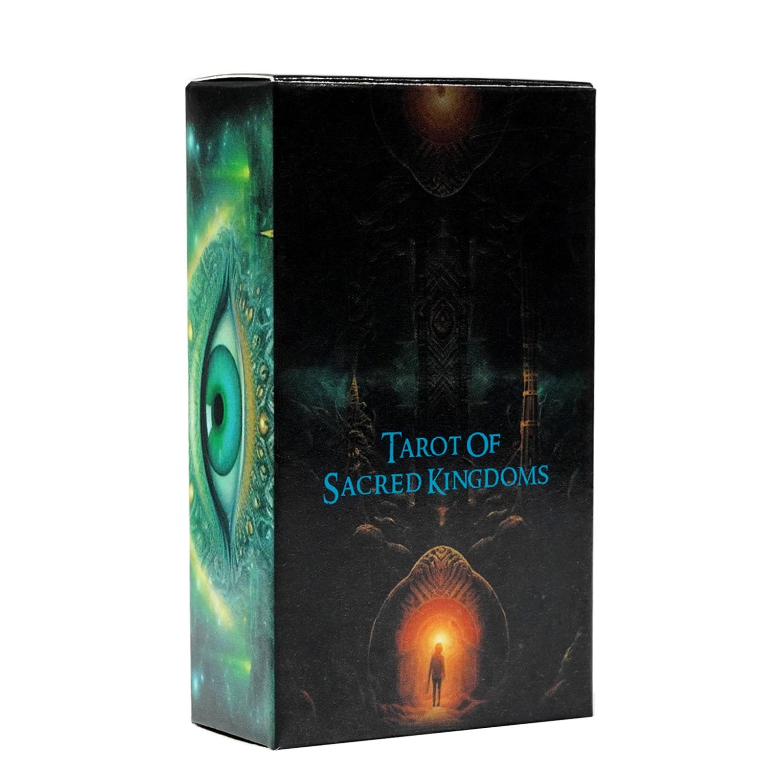 Sacred Kingdoms Tarot, Fortune Counting Deck Mystical Tarot Cards, Nowicjusz Tarot Divination Tools, 78 kart tarota, Pokład na karty duchowe, zaawansowana talia tarota