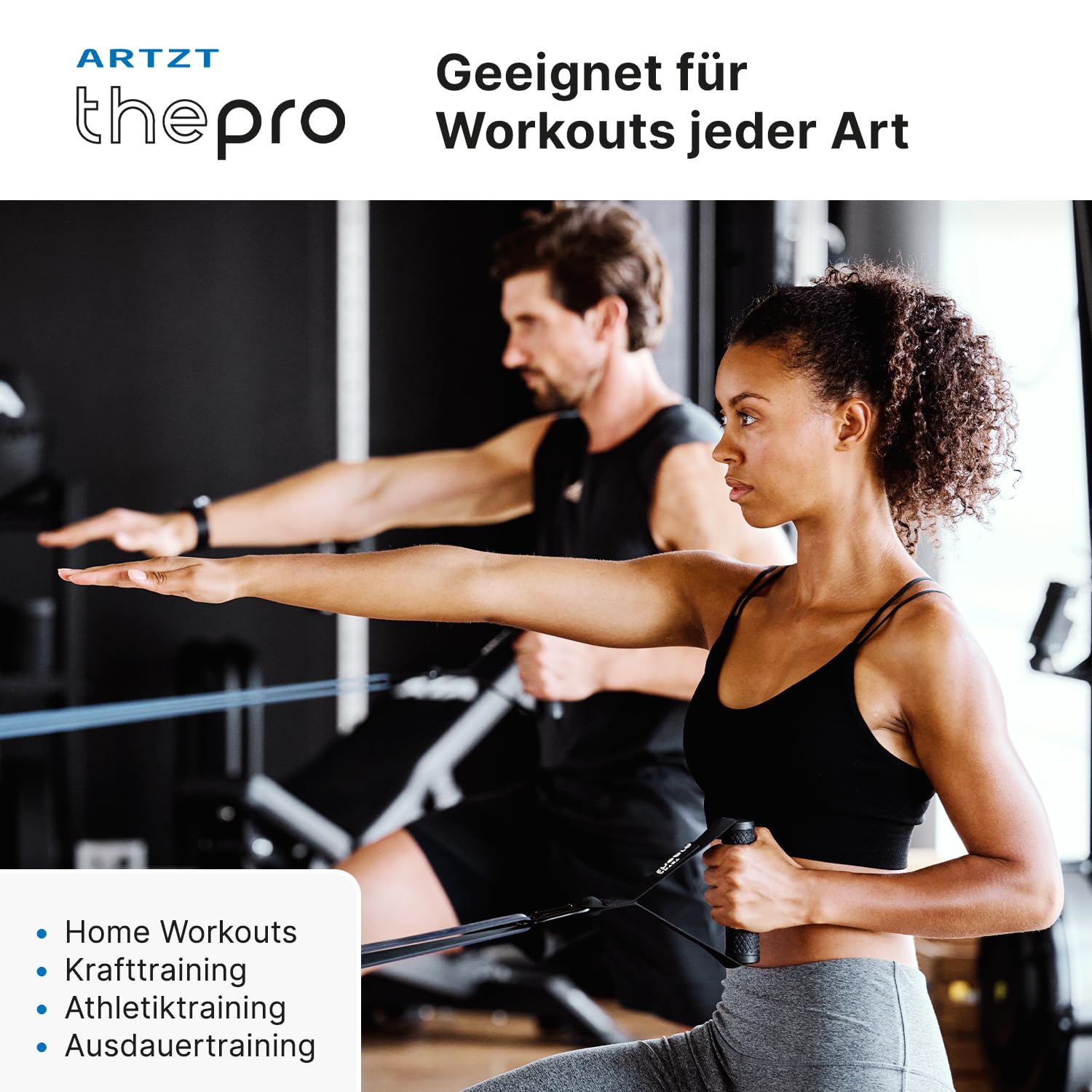 Power Band Set | Set di fasce da terra per fitness e ginnastica | Set di 5 fasce di resistenza | Fasce di resistenza fitness | Nastro flessibile per allenamento di forza, stretching,
