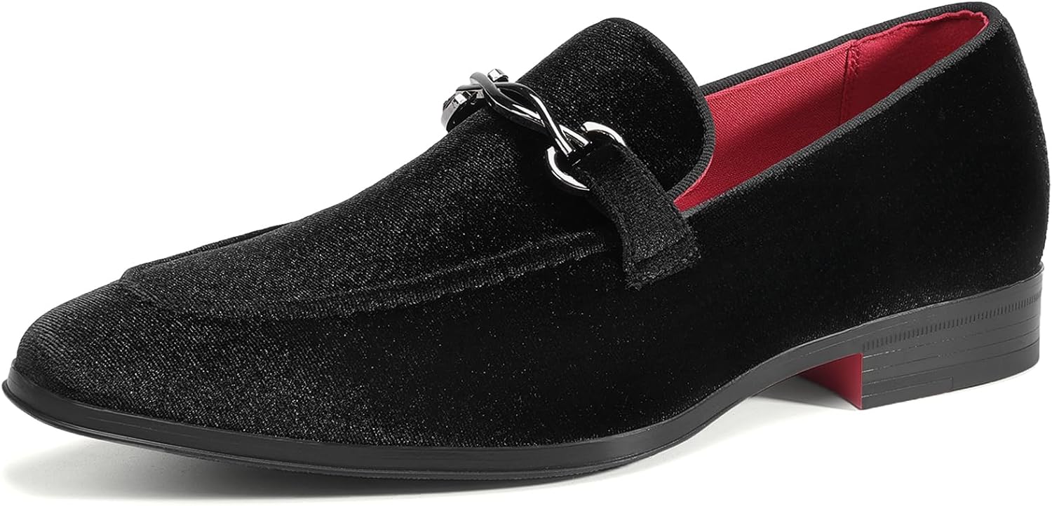Bruno Marc Men's Dress Tuxedo Shoe Slip-on Classic Luxury Loafers