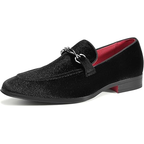 Bruno Marc Men's Dress Tuxedo Shoe Slip-on Classic Luxury Loafers
