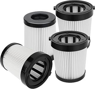 4 Pack FSV001 HEPA Filter for Fabuletta FSV001, for Lubluelu 202, for Girnoor G160 & G165, for Afoddon A300, for Oraimo OSV-102, for VacLife VL732 Cordless Stick Vacuum Cleaners