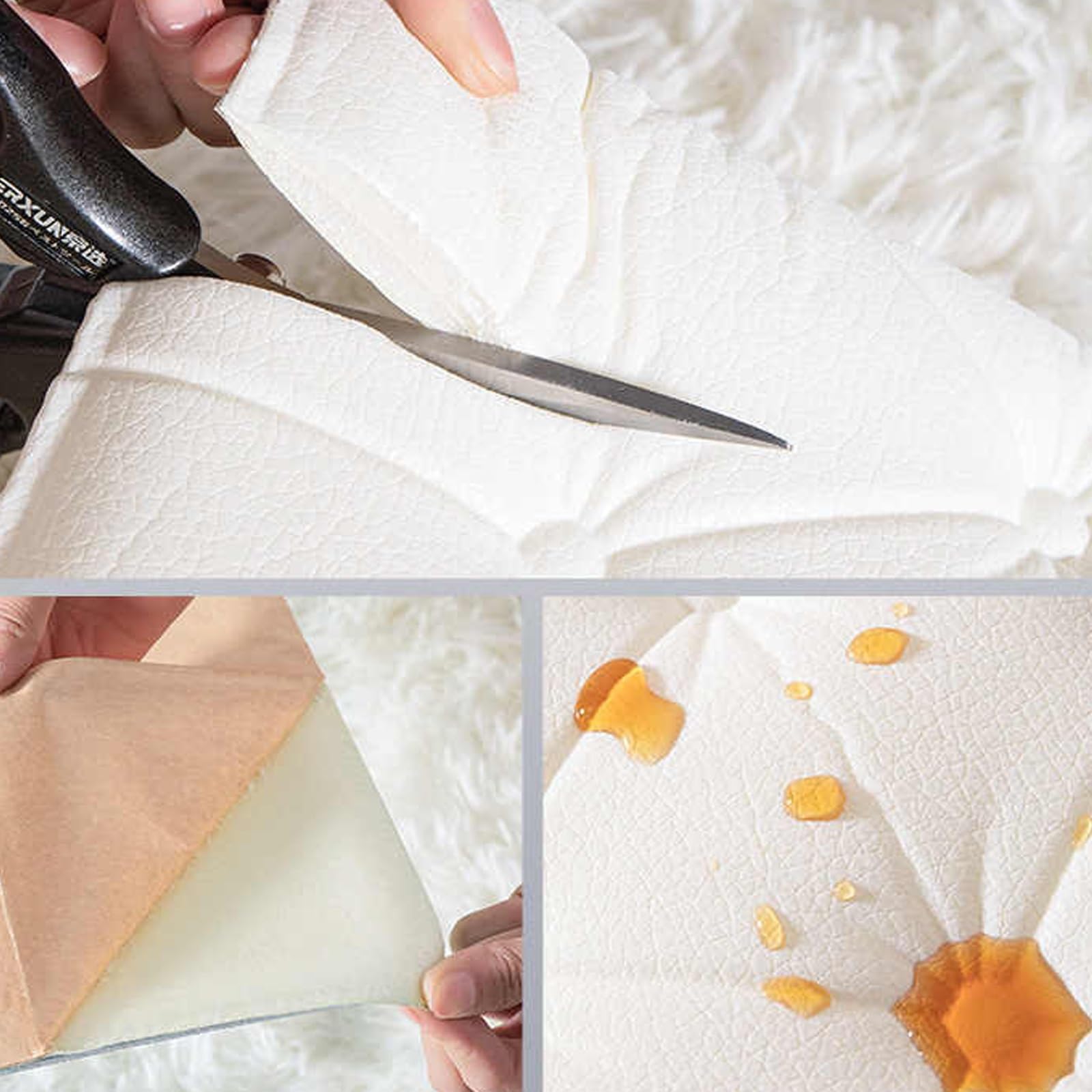 Paneles De Pared 3D, Papel Pintado 3D Autoadhesivo para Pared, Papel Pintado para Salón, Resistente Al Agua, Decoración De Pared, para Diferentes Espacios Papel De Pared(A)
