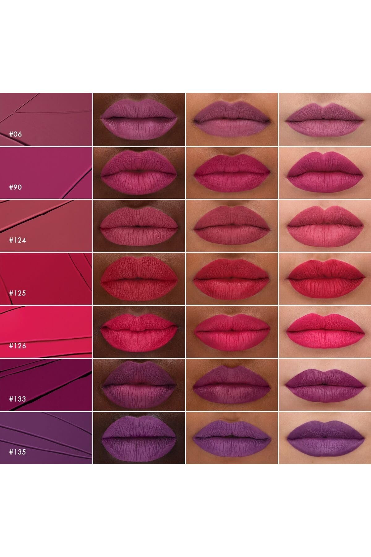 Sephora Cream Lip Stain – Bulaşmayan Kadife Bitişli Ruj - Mat Likit Ruj, 134 Plum Madness