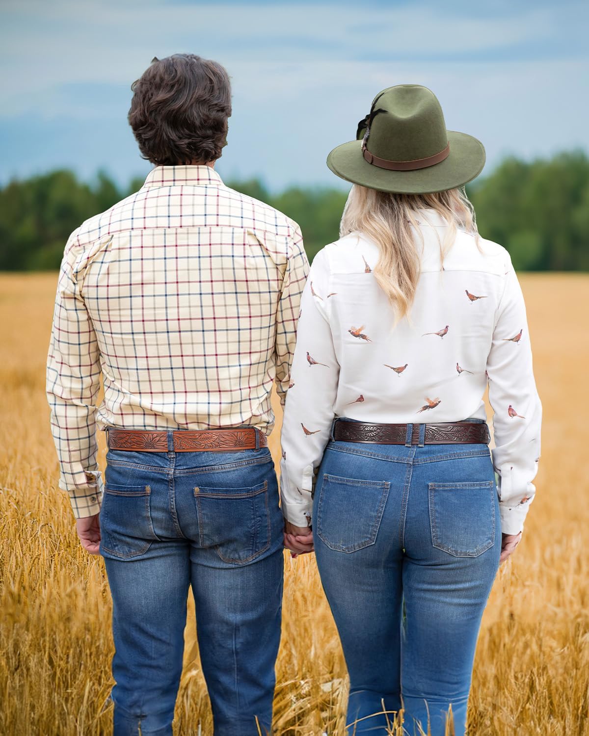 BELTROAD 2 Pack Western Leather Belt Strap for Men Women Cowboy Cowgirl Leather Mens Belts for Jeans Gift Belt without Buckle - Image 6