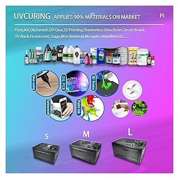 Amazon.co.jp: 樹脂硬化用UVライト 3Dプリンターボックス LED UV