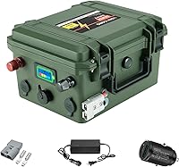 Vista 10 de Batería de litio de 36V 100AH con BMS inteligente de 120A y 16500 ciclos profundos, batería Lifepo4 de 36V 100AH con celdas de grado A para motor