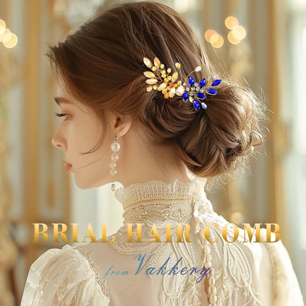 Peineta para damas de honor doradas de cristal tocado mariposa boda accesorios para el pelo para mujeres