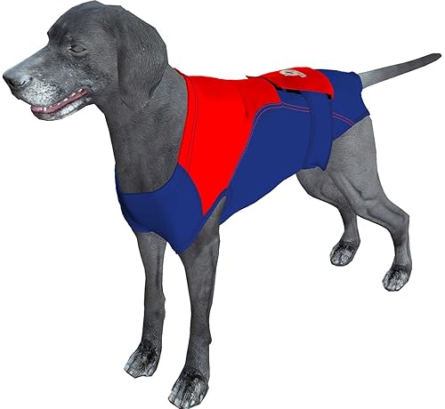 SurgiSnuggly Veterinary Invented Dog Surgical Recovery Suit for Female or