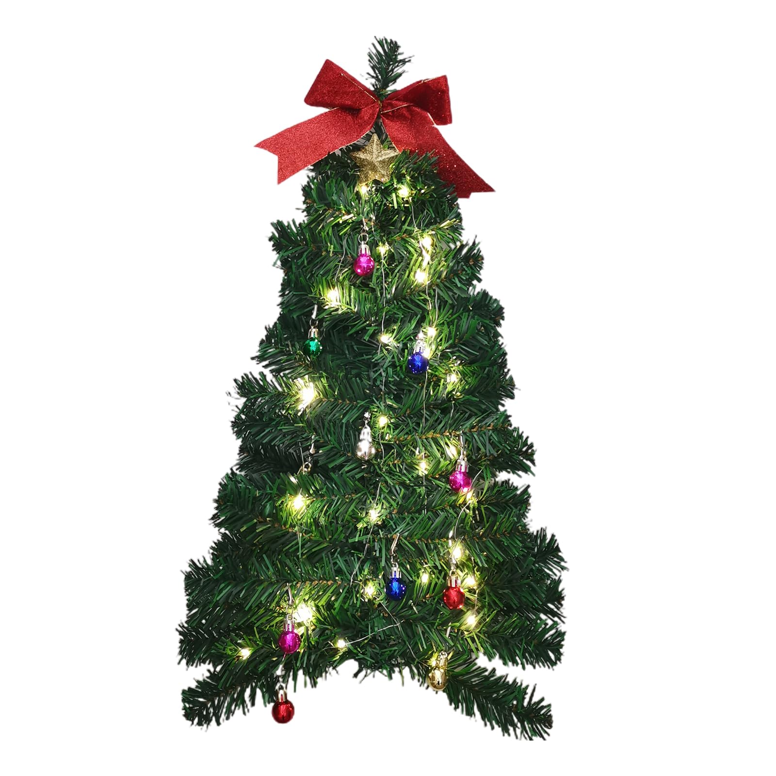 Kalttoy Colorful LED Christmas Tree Wall Decorations Create Festive Atmospheres with Exquisite Craftsmanship Glowing Decors Christmas Tree Ornament