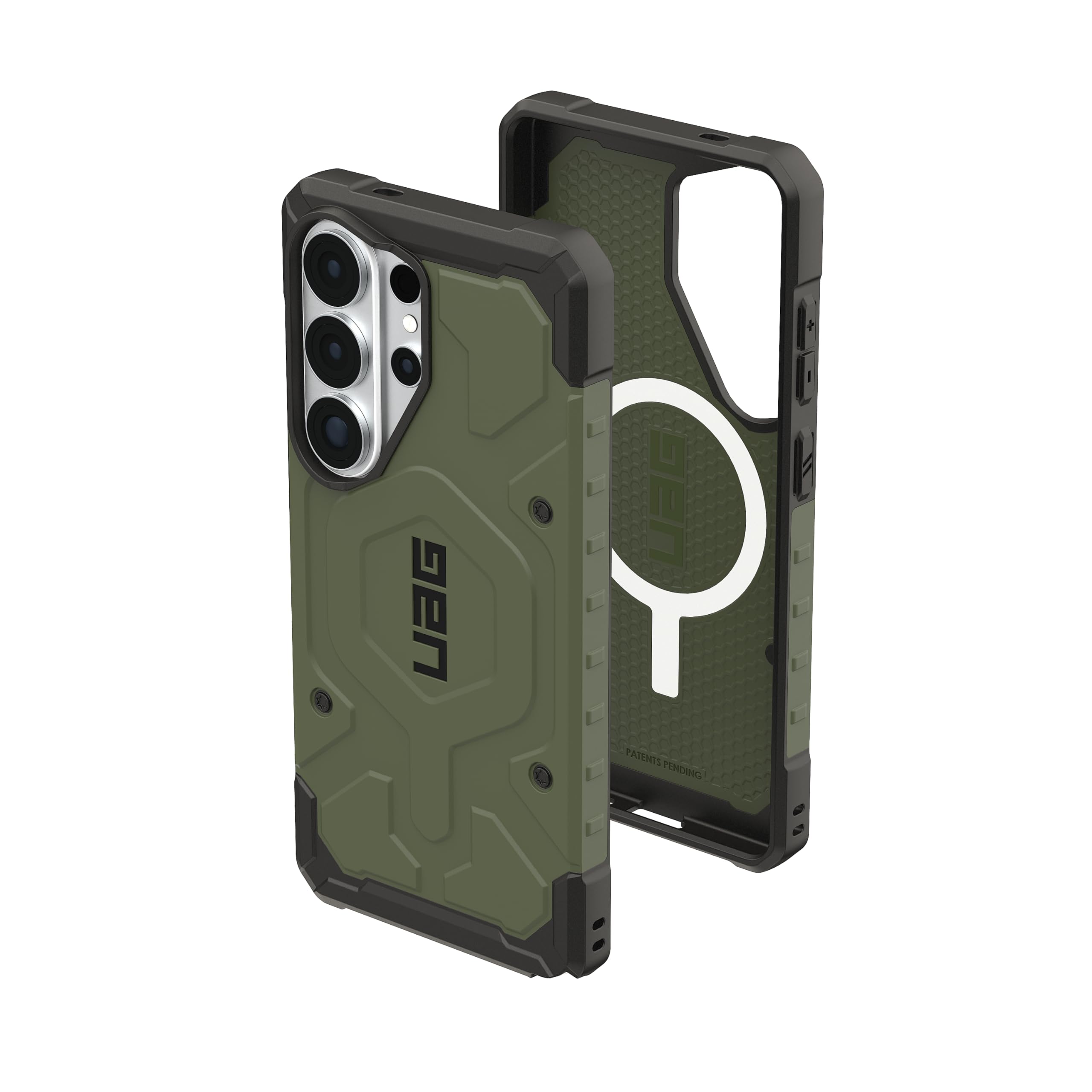 Urban Armor Gear Pathfinder MS Case Samsung Galaxy S26 Ultra Funda (Anillo magnético, Designed for Samsung certificación, Carga inalámbrica Compatible, Resistencia a caídas) Verde Oliva