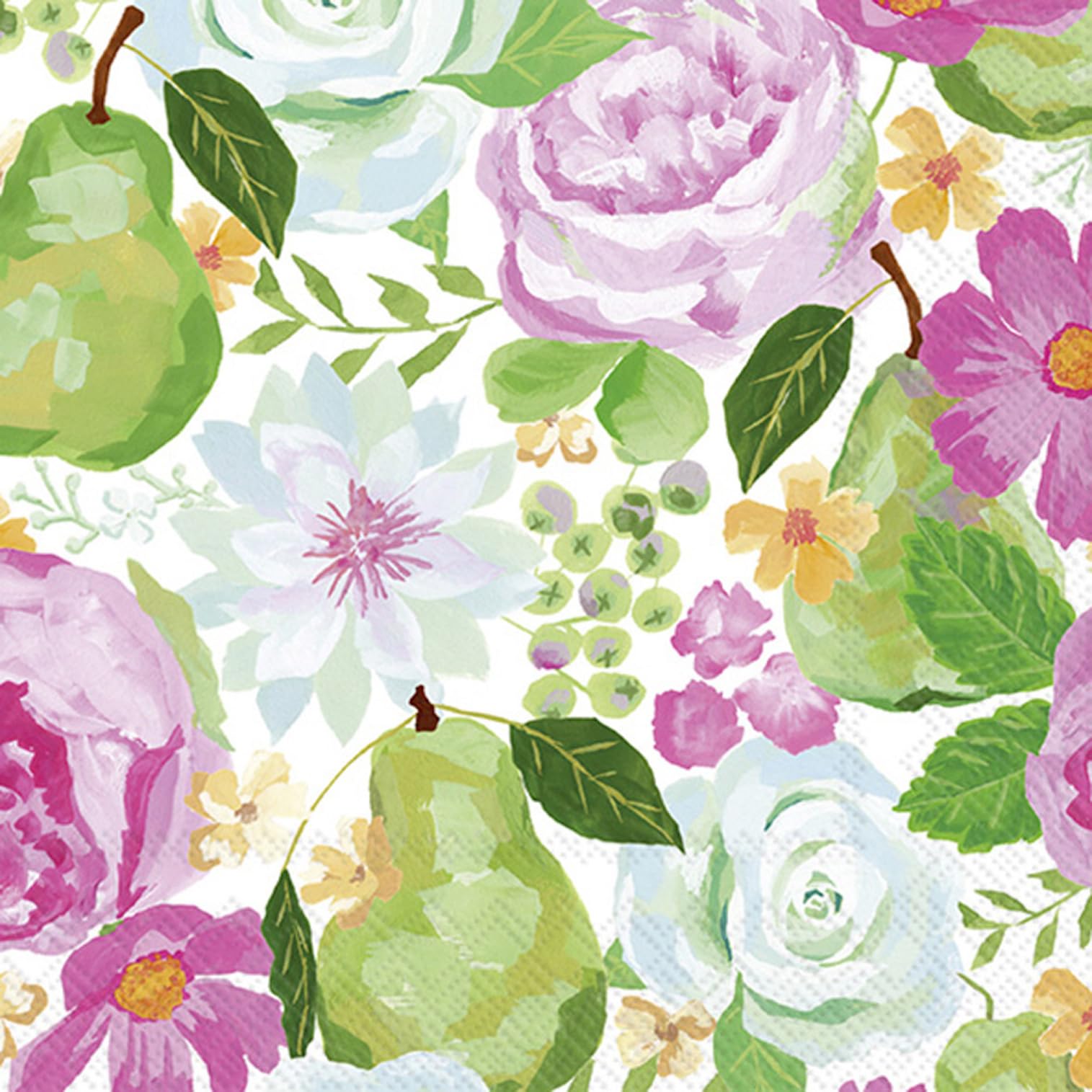 Lot De 20 Serviettes Jetables En Papier Bleu Sarcelle 2 Plis, 16,5 X 16