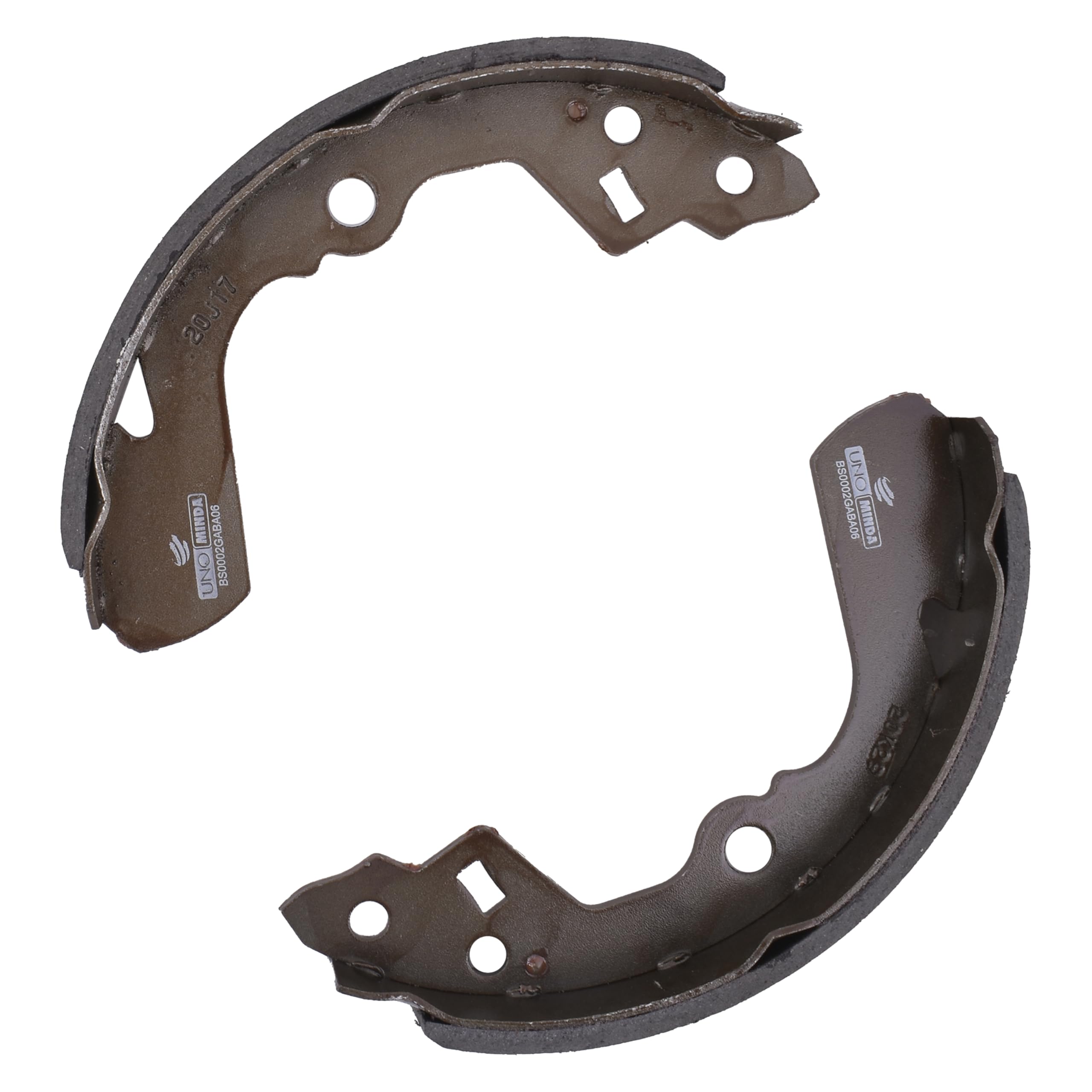 UNO MINDA BS0002G Brake Shoes Rear for (Girling type) FORCE MINIDOR/ M&M CHAMPION (Set Of 4)-picture-22
