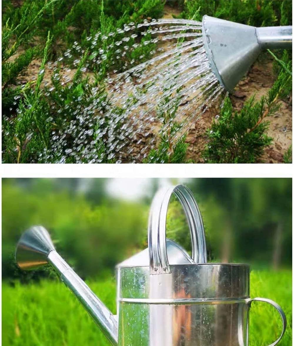 Annaffiatoio 5 Litri annaffiatoio in Metallo con lamiera zincata annaffiatoio con annaffiatoio annaffiatoio Grande Giardino annaffiatoio Fiori irrigazione Giardino
