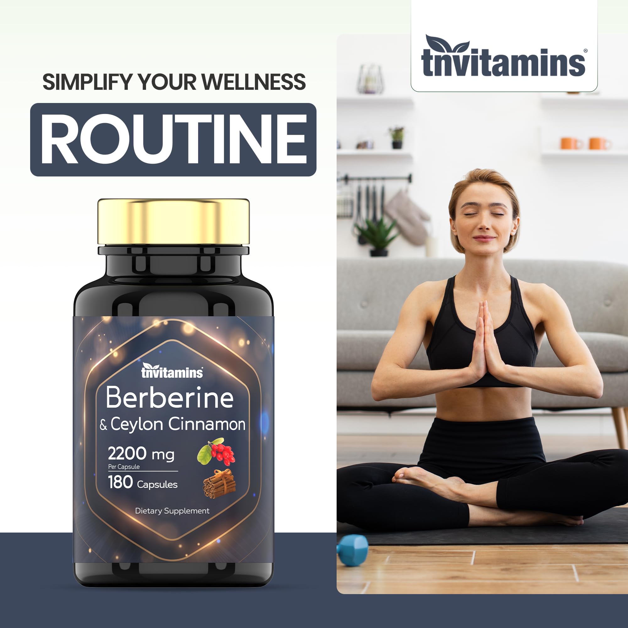 Amazon.com: Berberine with Ceylon Cinnamon: 2200 mg Per Capsule