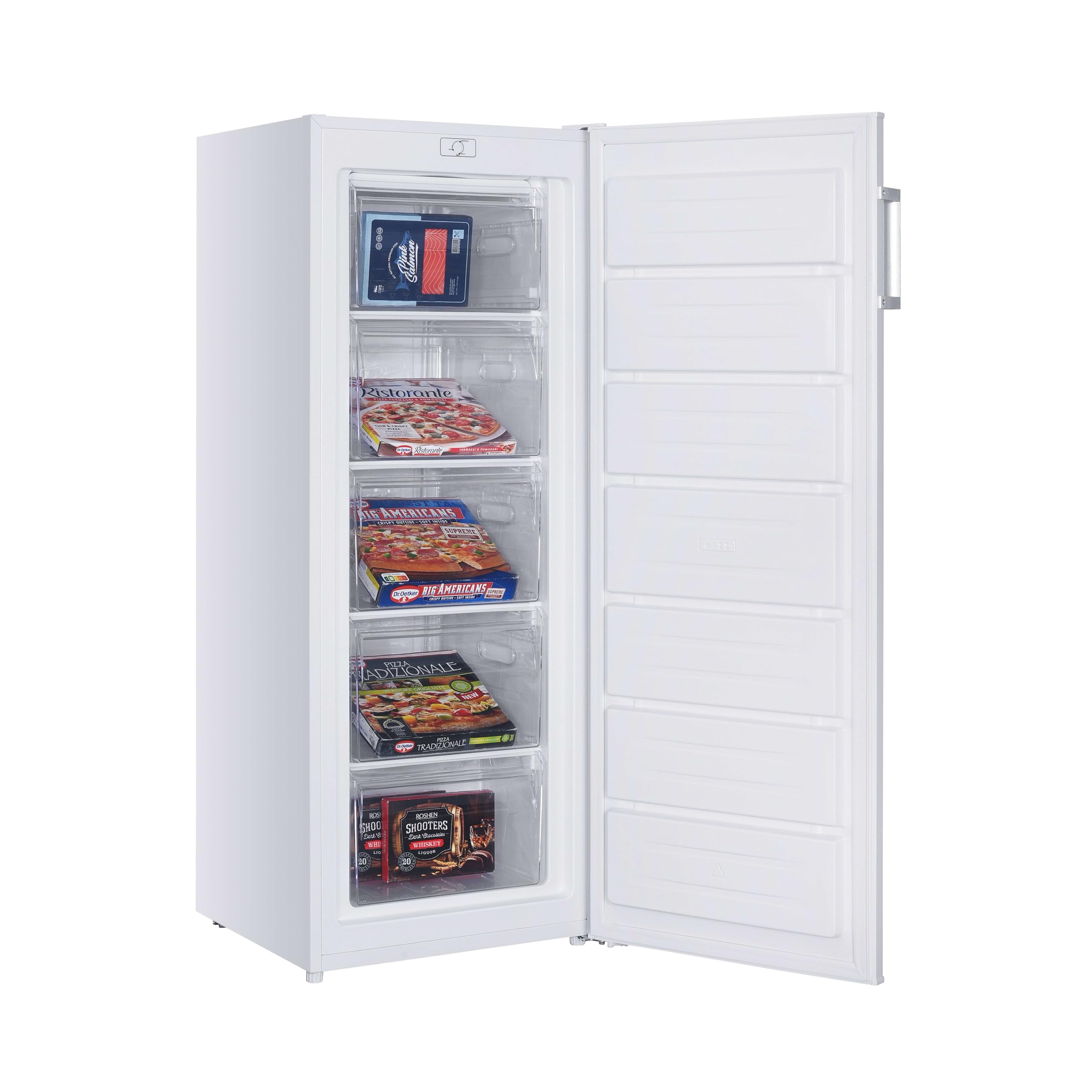 Schneider SCCA163-WE - Congélateur armoire 168L Blanc
