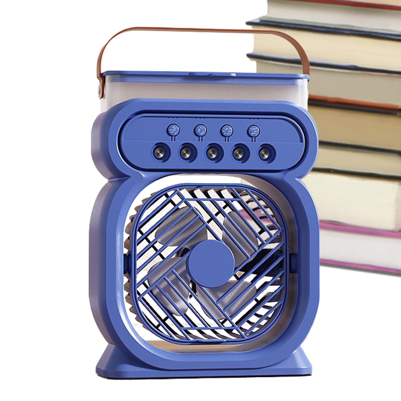 Ventilateur portable contre la canicule avec brumisateur rechargeable pour maison