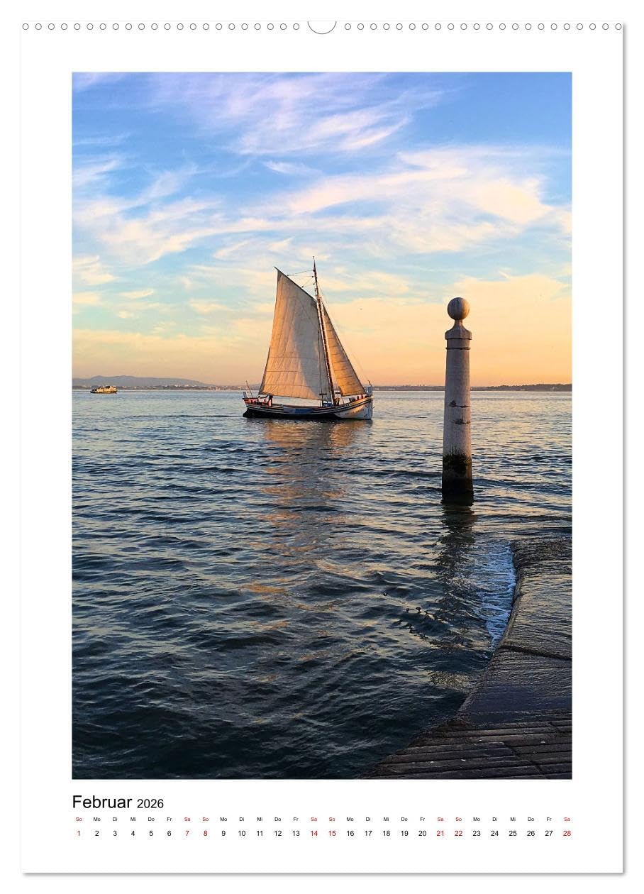 Segeln - auf Kurs (hochwertiger Premium Wandkalender 2026 DIN A2 hoch), Kunstdruck in Hochglanz: Traumhafte Bilder von Segeltörns rund um den Globus (CALVENDO Sport)